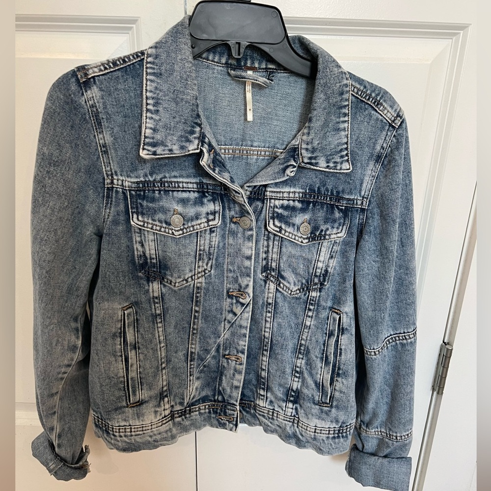 Free People Rumors Denim jacket, size M